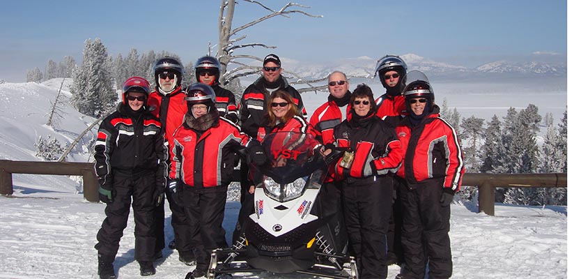 Snowmobile Yellowstone