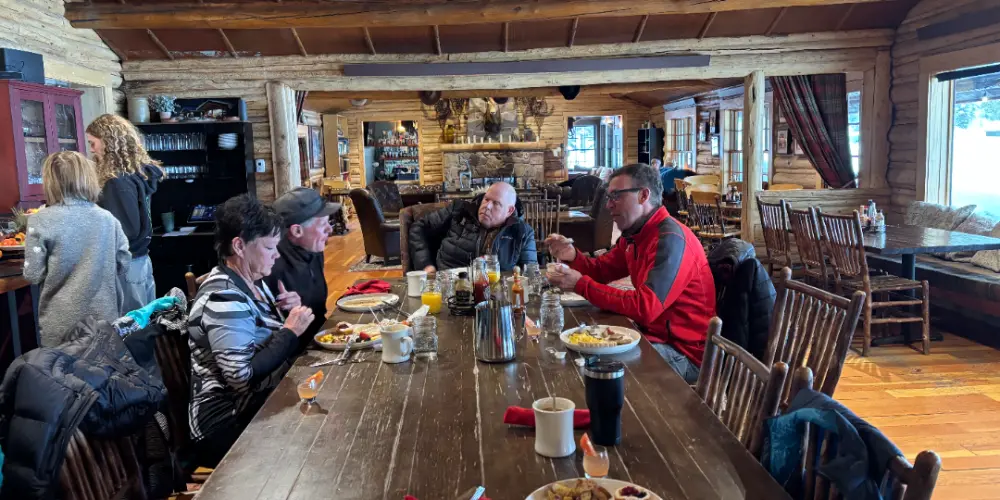 Continental Divide snowmobile tour