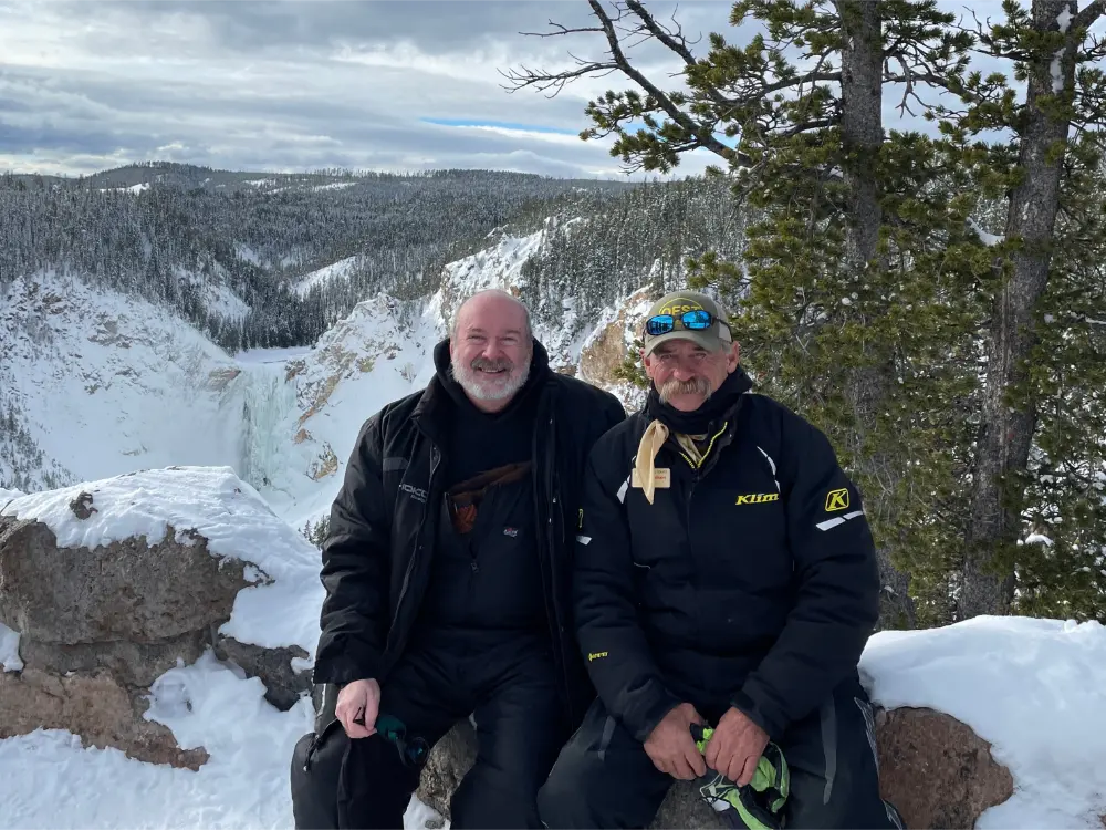 3-day Yellowstone snowmobile tour