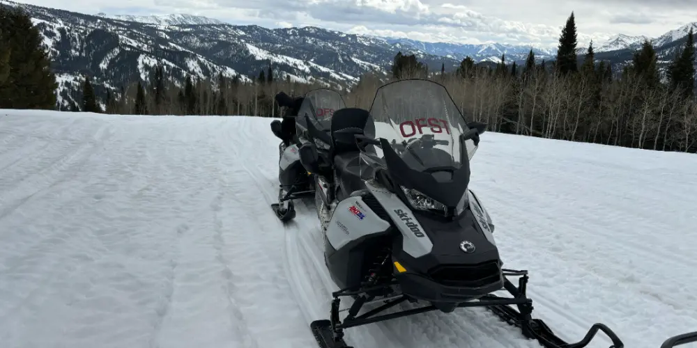 Greys River snowmobile tour