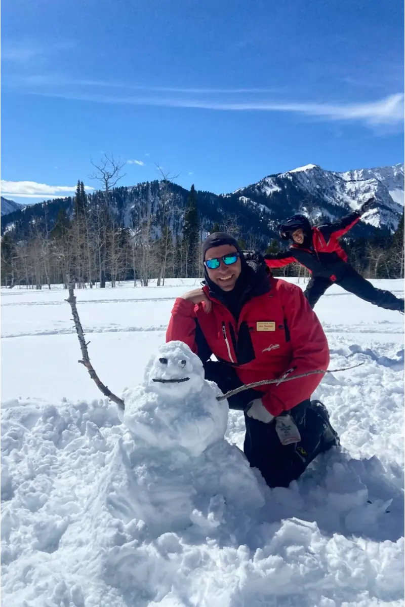 Greys River snowmobile tour