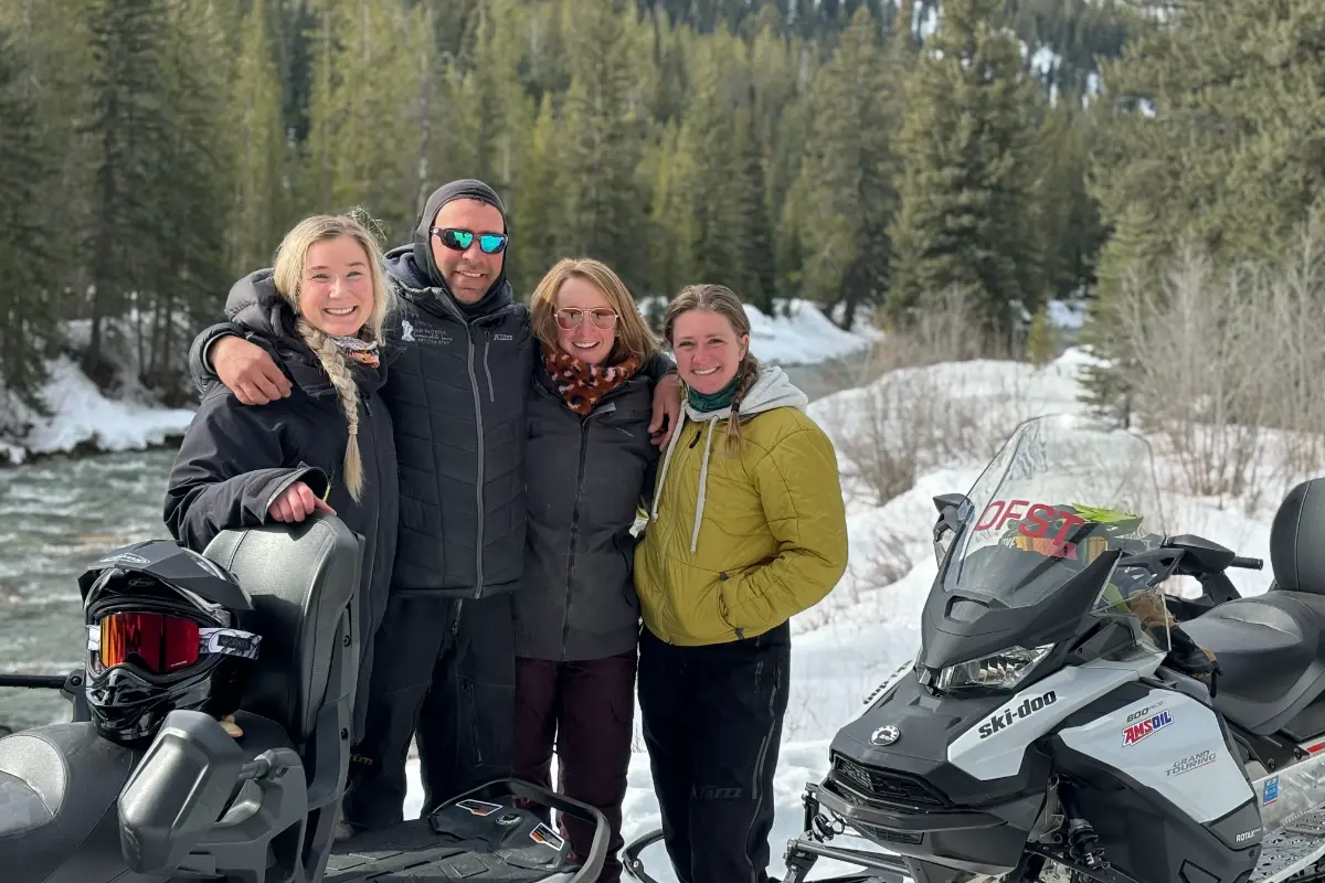 Greys River snowmobile tour